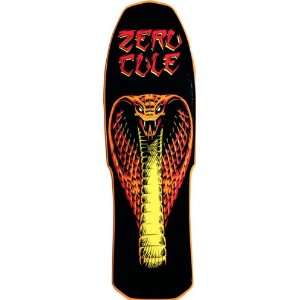  Zero Cole Cobra Skateboard Deck (9.75 Inch, Black/Orange 