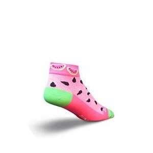  SockGuy Watermelon Sock Pink; SM/MD
