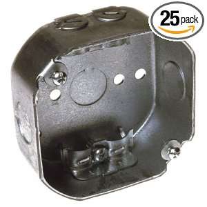 Hubbell Raco 146 1 1/2 Inch Deep, 1/2 Inch Side Knockouts, Side holes 