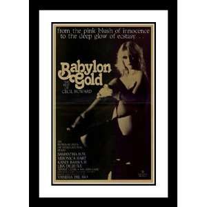  Babylon Gold 20x26 Framed and Double Matted Movie Poster 