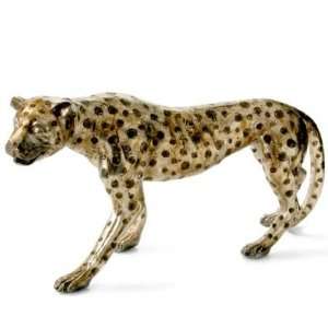  Handmade Pacing Predator Jungle Cat Sculpture