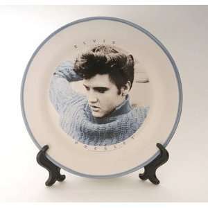  Elvis Presley Plate   Blue Sweater Pose