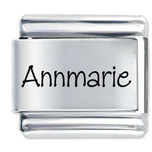  Name Annmarie Gift Laser Italian Charm Pugster Jewelry