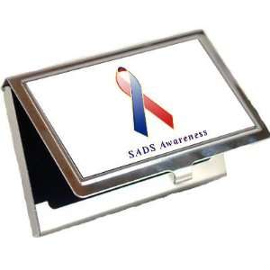  SADS Awareness Ribbon Business Card Holder Office 