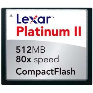 Lexar CF512 80 638 512MB Professional Series CompactFlash w/LockTight 