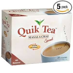 Quick Tea Masala Chai, Spiced, 20 Count Grocery & Gourmet Food