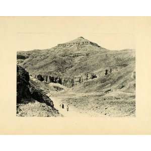 1903 Photogravure Valley Tomb Kings Egypt Step Pyramid Thebes Biban El 