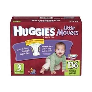  Huggies Supreme Little Movers Diapers Health & Personal 