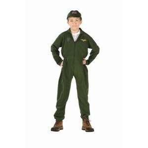  Top Gun   Olive Jumpsuit Child Small Costume Toys & Games