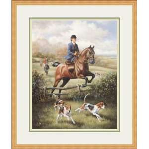  Ladys Pursuit by Judy Gibson   Framed Artwork