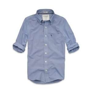  Abercrombie & Fitch Mens Classic Shirt Panther Gorge BLUE 