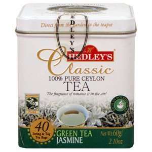 Hedleys Pure Ceylon Green Tea Jasmine Grocery & Gourmet Food