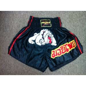  Muay Thai Shorts Embroidered Dog Size M
