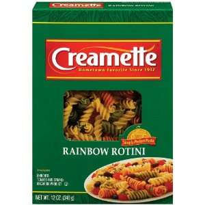 Creamette Rainbow Rotini, 12 oz (Pack of 12)  Grocery 