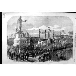   1866 PRUSSIAN FESTIVAL VICTORY TE DEUM SCHLOSS PLATZ