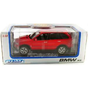  2002 BMW X5 SUV 118 Scale (Red) Toys & Games