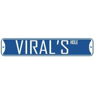   VIRAL HOLE  STREET SIGN