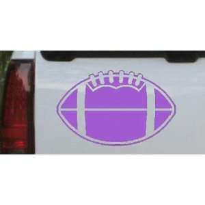 Purple 10in X 6.5in    Football Sports Car Window Wall Laptop Decal 