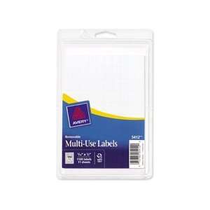 Avery Consumer Products Products   Removable Multipurpose Labels, 3/8 