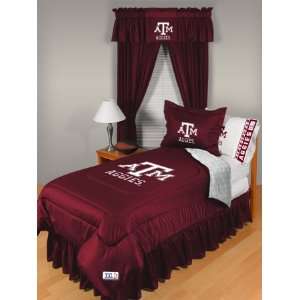 Texas A&M Aggies Locker Room Comforter   Full/Queen  