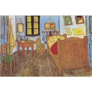 Vincent Van Gogh 36W by 24H  La Chambre de Van Gogh ? Arles CANVAS 