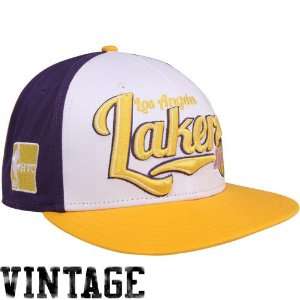  New Era Los Angeles Lakers White Gold Purple 9FIFTY Script 