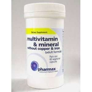  Multivitamin & Mineral w/o Cu & Fe
