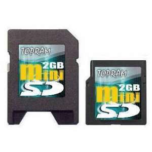  2GB MiniSD TopRam Card In Stock Now 2GB MiniSD 120 