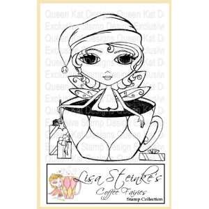  Santa Baby Coffee Fairy Unmounted Rubber Stamp Everything 