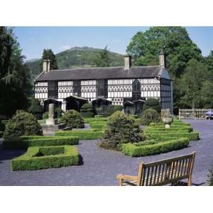 Plas Newydd, Home of the Ladies of Llangollen, with Castell Dinas Bran 