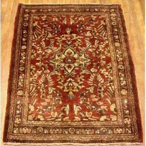    3x4 Hand Knotted Lilihan Persian Rug   411x39