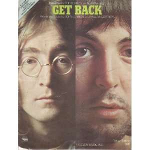  Sheet Music Get Back The Beatles 215 