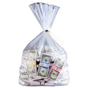  NEW Currency Deposit Bags, 12 x 20, Clear, 100/Box 