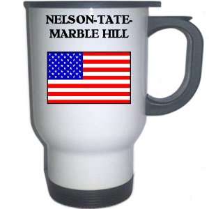 US Flag   Nelson Tate Marble Hill, Georgia (GA) White Stainless Steel 