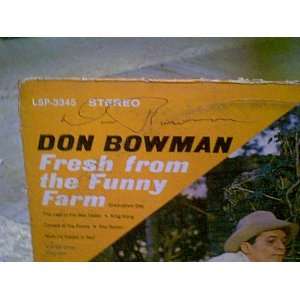   Don LP Signed Autograph Fresh From The Funny Farm 1965