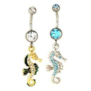  Seahorse Navel Ring Jewelry