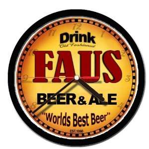  FAUS beer and ale cerveza wall clock 