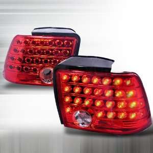 1999 2004 Ford Mustang Led Tail Lights Red Automotive
