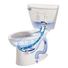   Cadet 3 Right Height FloWise Elongated Toilet, Bone