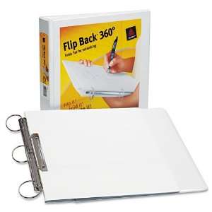 Avery  Flip Back Three Ring View Binder, 1in Capacity, White    Sold 
