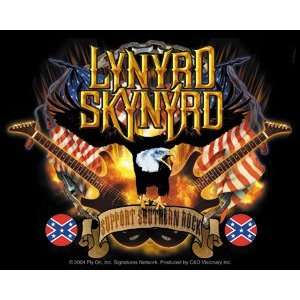  Lynyrd Skynyrd   Support Southern Rock Twin Guitars Eagle 