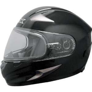  AFX FX 90S Snow Solid Helmet with Dual Lens Shield, Black 