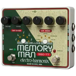  Electro Harmonix Deluxe Memory Man w/Tap Tempo   550ms 