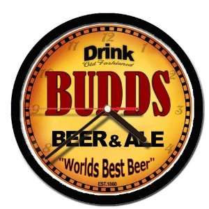  BUDDS beer and ale cerveza wall clock 