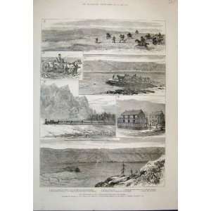   1885 Rebellion Canada Lake Superior Hudsons Bay Sketch