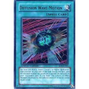   Wave Motion / Single YuGiOh Card in Protective Sleeve Toys & Games