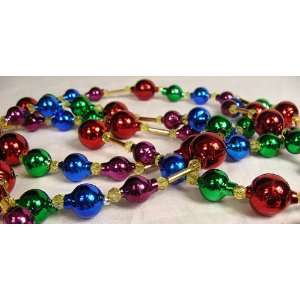  Glass Bead Multicolored Christmas Garlands 6