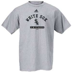  Adidas Chicago White Sox Ash Practice T shirt Sports 
