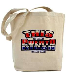   Bag This Is What Puerto Rican Looks Like with Flag 