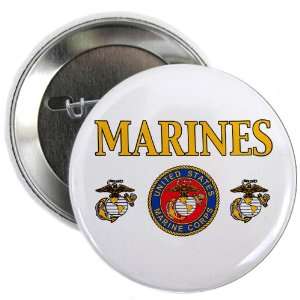  2.25 Button Marines United States Marine Corps Seal 